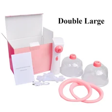 유축기 전기 마사지기 가슴 미용 확대 다기능 관리 장비 성장 촉진, 01 Double Large, 1