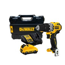 ML 디월트 12V 브러쉬리스 컴팩트 해머드릴 드라이버 DCD706D1 배터리 1개 세트