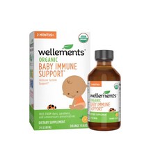 Wellements웰레멘트 2개월 이상 영유아 시럽 USDA인증 유기농 60ml 미국정품배송, 1개, 30회분