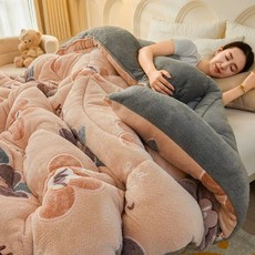 담요 극세사 보헤미안 150x200cm25kg 블랭킷 캠핑용 보헤미아양면플러시따뜻한겨울이불, 1개, I.길조와부를상징하는양면플리스안감의따뜻한겨울이