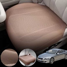 BMW E63 E64 635d (~11) 차량용 럭셔리 가죽 방석 통풍 시트 커버 로열 브라운 1개
