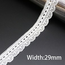 레이스 스트레치 DIY 바느질 트림 흰색 5 탄성 속옷 원단 미터/로트 공예, 27, 1개