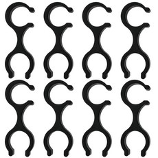 [ 1107488 ] 하이킹 폴 클립 8개 HONSNKS 고무 8가지 모양 더블 로드 버클 커넥터 야외 스포츠 하이킹 캠핑 걷기용 트레킹 팁 세트, [ 1107488 ] 하이킹 폴 클립 8개, HONSN