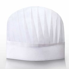 인프마켓 쉐프 요리사 모자 2매 조리복모자 조리모자 요리사모자