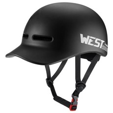 시그니처베이지 자전거 킥보드 스케이트 보드 모자 어반 캐주얼 캡 헬멧 YPZ119, 블랙, 1개