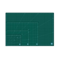 윈스타 PVC 녹색 620X450 A2 데스크 커팅 매트 데스크매트/책상패드