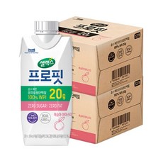 셀렉스 프로핏 웨이프로틴 WPI 복숭아, 24개, 330ml