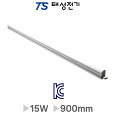 태성전기 광명전기 LED 10W T5 등기구 600mm, 15W 900mm, 4000K(주백색), 1개