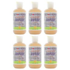 캘리포니아키즈 슈퍼 센서티브 샴푸 앤 바디워시 올인원클렌저, 251ml, 6개