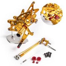 Honda腳踏後移組(新款)適用 CBR600RR CBR 600 RR ABS 2009-2015, Gold