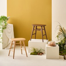 리바트 세계가구 코티지 원목 스툴, 내추럴
