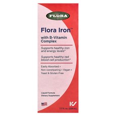 프로라인 Iron+ Herb 비타민B 복합체 함유 228ml(7.7fl oz), 1개, 228ml