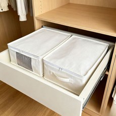 天山棉麻收納袋 空調被收納 衣物整理袋 防塵收納盒, 1個, 甄選天山棉麻丨可視單窗收納袋-1個裝99,尺寸兩個【40*30*12】【裝四牀四件