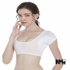 겨드랑이 땀 흡수 패드 여성티셔츠 운동속옷, 04땀패드이너-흰색XL