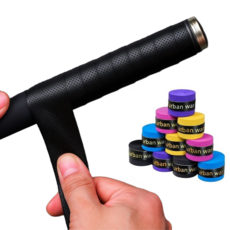 삼바쓰 기능성 강화 논슬립 땀방지 강력그립 라켓그립테이프, 10개, 블랙