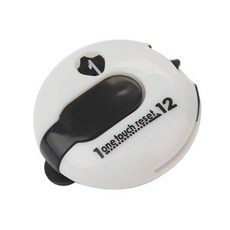 점수판 골프 스코어 카운터 라운드 플레이어 스트로크 표시기 카운트 타격, White