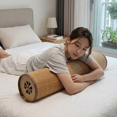 국산 대나무 죽부인 바디필로우, 탄화(원형)