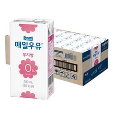 매일우유 무지방, 200ml, 168개