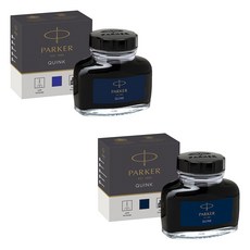 파카 병잉크 57ml QUINK, 2개, 청색+블루블랙