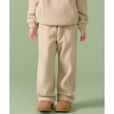 매장정품 무신사스탠다드 MUSINSA STANDARD KIDS 폴라 플리스 베리어블 라운지 스웨트 팬츠 [더스티 베이지] MKDFTAZ02-UI 527825
