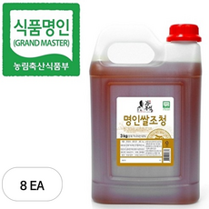 강봉석 명인쌀조청, 3kg, 8개
