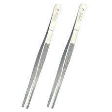 [케이솔루션] 의료용 핀셋 포셉, 2개, 18cm 직선형(일반)