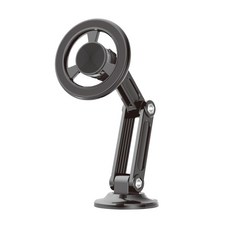 laderive 맥세이프 거치대 접이식 N52 초강력 자석 자동차 핸드폰 거치대, 블랙, 1개