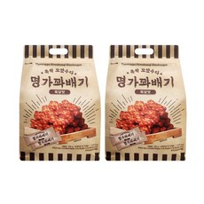 명가꽈배기 흑당맛 500g x 2개 옛날과자 개별포장 미니스낵