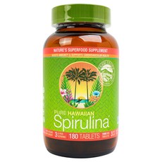 Nutrex Hawaii 夏威夷螺旋藻錠 1000mg, 180顆, 1罐