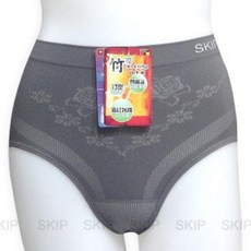SKIP 竹炭三角褲, 深灰－高腰三角褲