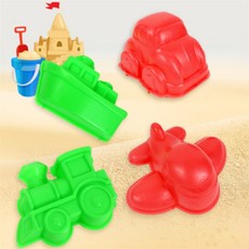 꼬마산타 모래놀이 모양틀 4종 모래놀이모양틀