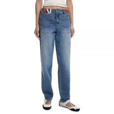Desigual 여성용 데님 롱 팬츠 블루. 42 144883