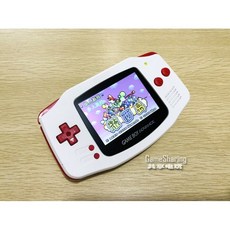 gba 게임보이어드밴스 백라이트버전 이상해씨 록맨 드롭 스크린 콘솔용, 일본어 버전, 표준구성, 12. IPS빨강흰색