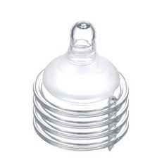 Simba 小獅王辛巴 母乳記憶超柔防脹氣寬口圓孔奶嘴 SS/S/M/L-4入, M(3個月以上), 1個