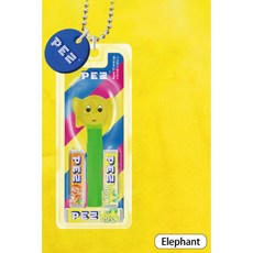 PEZ 水果糖珠鍊吊飾 P2 Kenelephant 扭蛋 轉蛋 蛋樂寶, 1個, Elephant