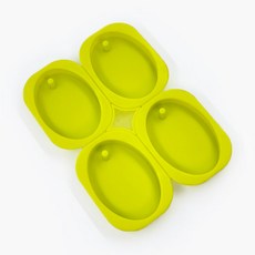 [실리콘몰드] 4구 타블렛 몰드 - 타원