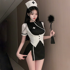 섹시 간호사 코스프레 의상세트 ML사이즈 성인 유니폼 코스튬