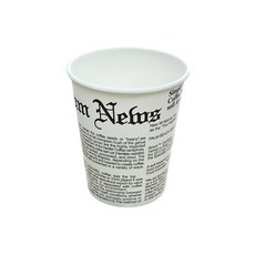 더컵 10온스 영문화이트 인쇄종이컵 500개 300ml, 1개, 500개입