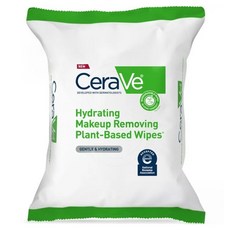 CeraVe 適樂膚 保濕卸妝濕巾 適用於中性至乾性肌膚, 1個, 25枚入