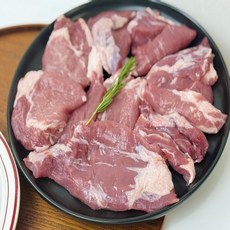 [냉장] 지리산 흑돼지 뒷고기 모듬 특수부위, 500g, 1개
