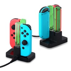 DOBE Switch Joy-Con 手把充電器, 1個, 黑,Switch