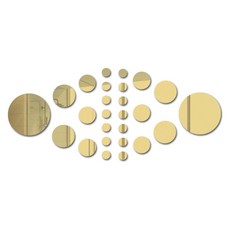 인테리어 골드 원형 시트지 거울 욕실 아크릴 가게 79936EA 1(EA)