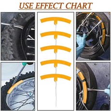 내구성 휠 교체 도구 타이어 체인저 가드 보호대 자동차 오토바이용 세이버, 1. Yellow, 1개
