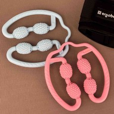 모세로 종아리 요가링 요가도구 요가소도구 마사지기구, 블루, 1개