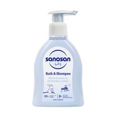 德國珊諾sanosan re:mind極潤洗髮沐浴露 200ml (寶寶洗髮精/沐浴乳/二合一), 1個