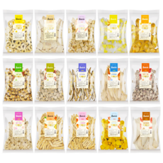 巴卡諾 100%天然原肉凍乾系列 犬貓專用 寵物凍乾 狗狗凍乾 貓咪凍乾 凍乾零食 原肉凍乾, 1個, 蜜香多拿滋, 80g, 雞