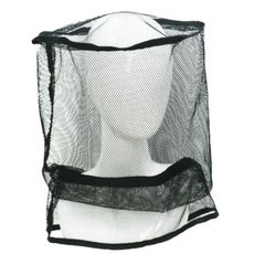 여름철 예초작업 방충용 페이스커버 얼굴모기장/ 벌레차단 촘촘망 방충복 통기성모자, 1개