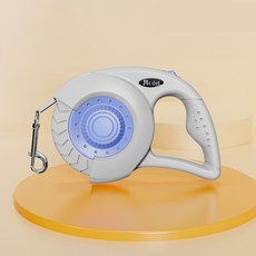 리치모리 자동 잠금 반려견 리드줄, 1개, 그레이퍼플