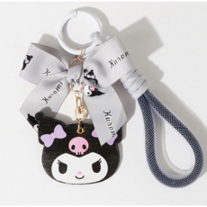 산리오캐릭터즈 쿠로미 페이스 PU키링