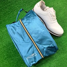 i-style 居家高爾夫手提式鞋袋，戶外運動鞋款收納袋，台灣快速出貨, 1個, 藍色